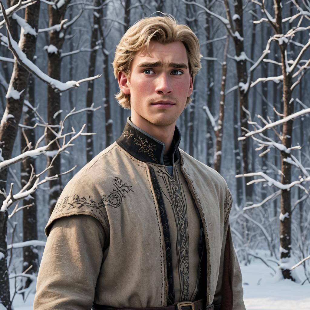Realistic Depiction of Frozen's Kristoff