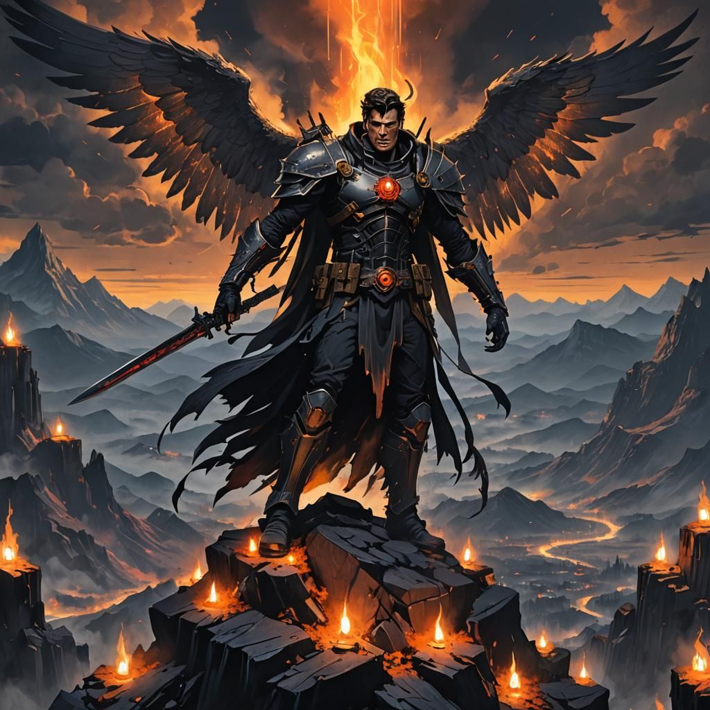 Ash Williams as Anime Angel of Death