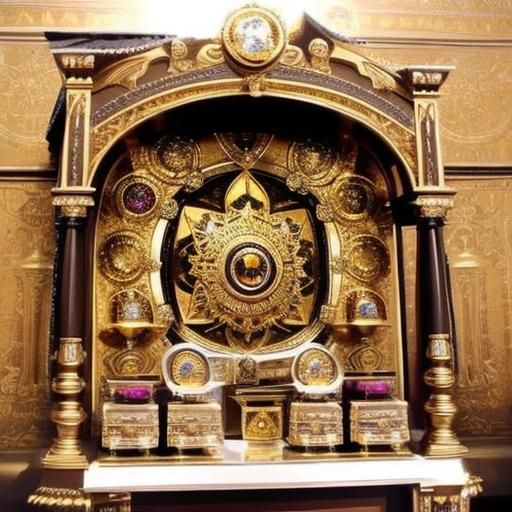 Golden and Silver Jewels with Diamonds and Gems