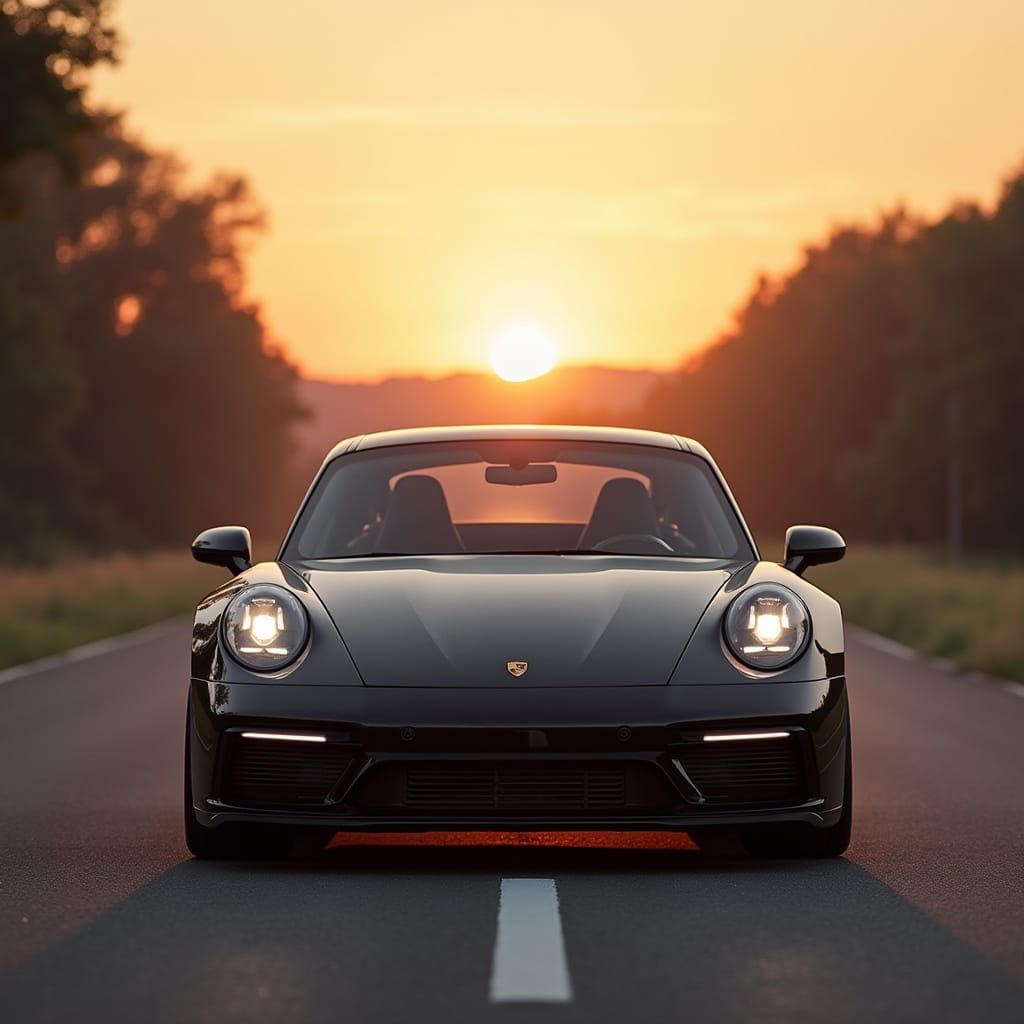 Porsche 911 Sunset Drive: Futuristic Design
