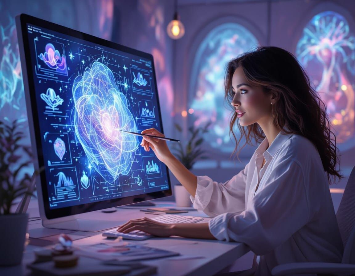 Hyper-Realistic Dream Designer Creating Masterpiece