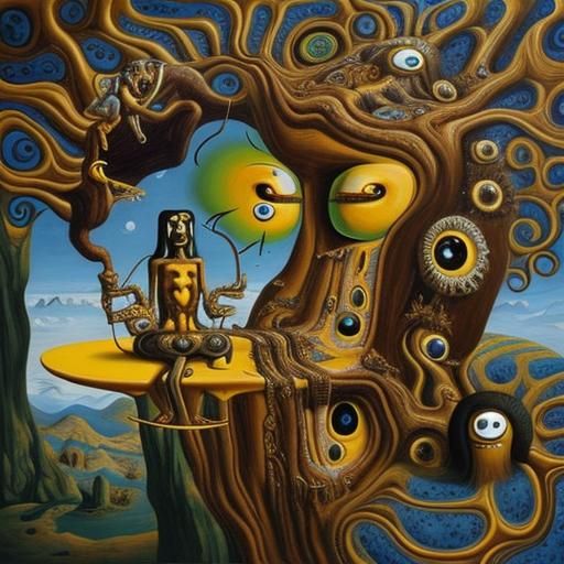 Surreal Melting Clocks Inspired by Pop Surrealism