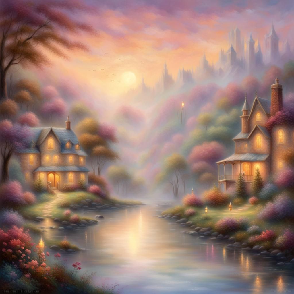 Hi Karina! in Ethereal Abstract Style