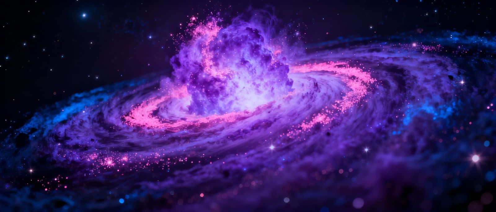 Stunning Purple Supernova with Pink Star Dust