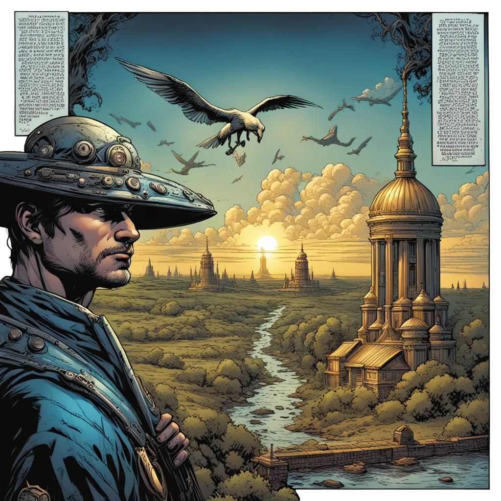 Ukrainian Kazku Comic Book Art