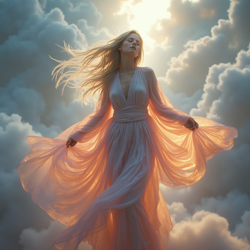 Luminous Dreamer in a Realm of Clouds