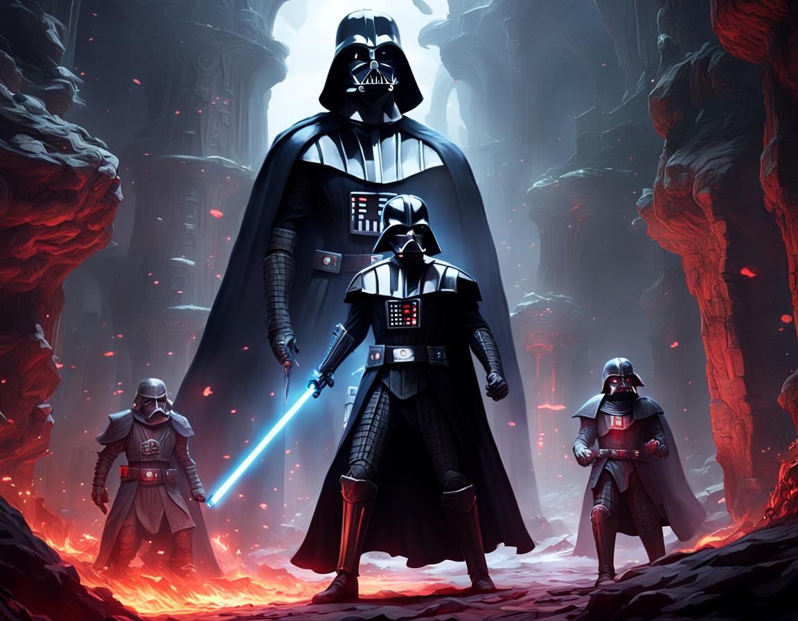 Darth Vader in Dungeons and Dragons Battle