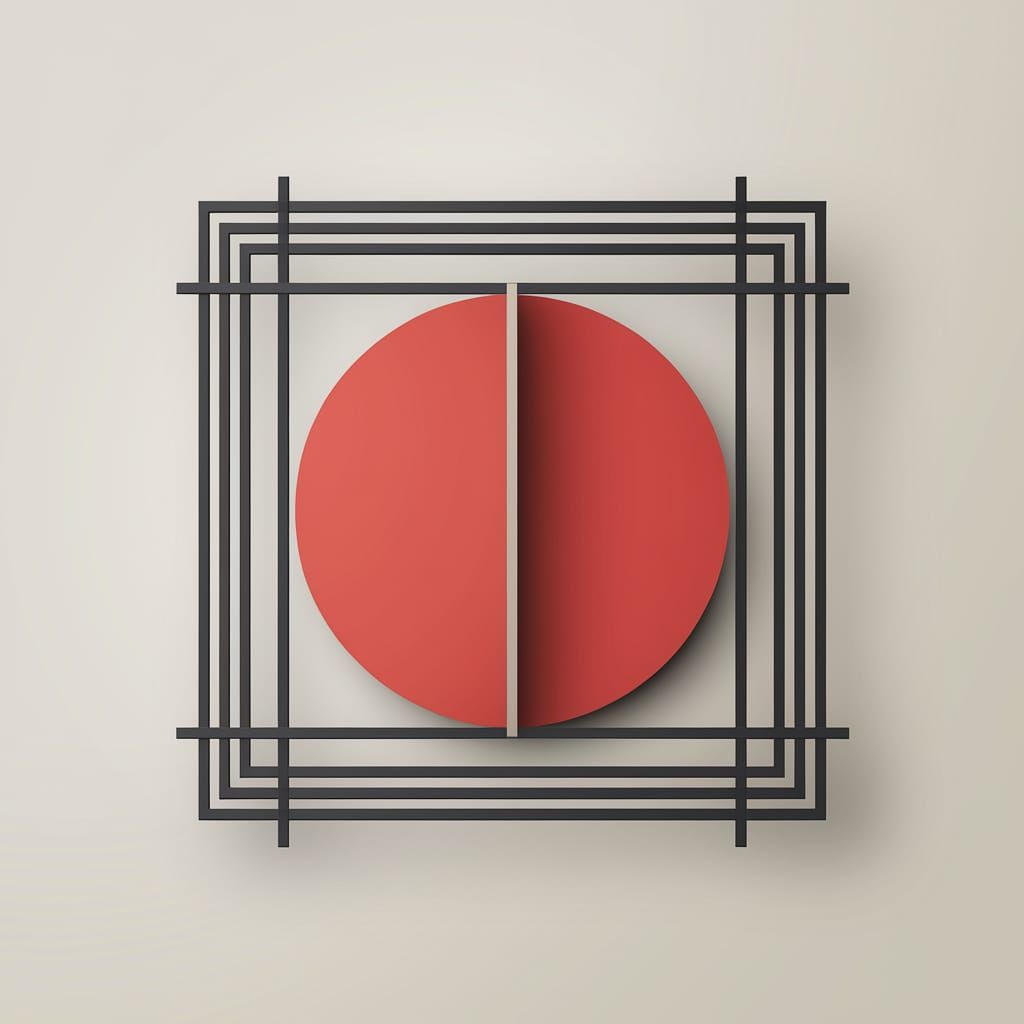 Geometric Contrast in Modern Minimalism