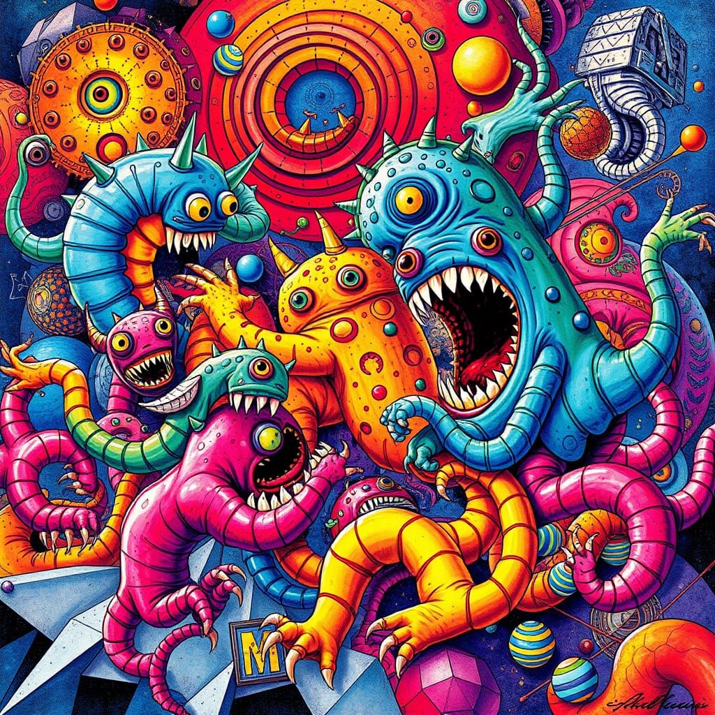 Abstract Monster Group M and Modular Functions