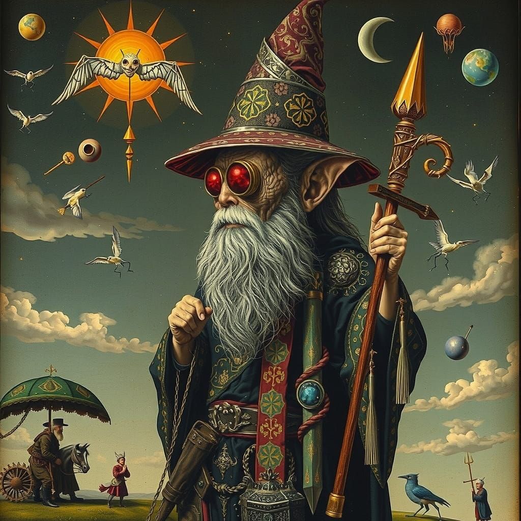 Goblin Wizard in Whimsical Magical Realism