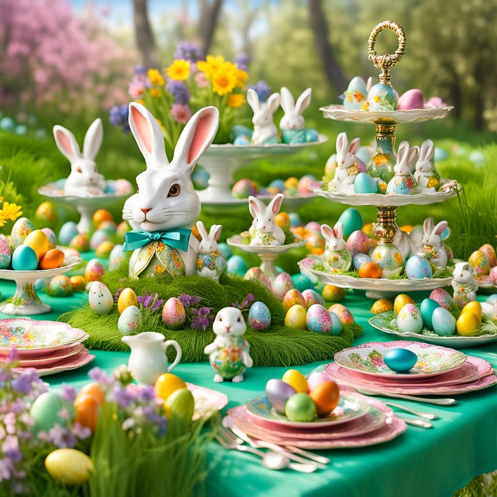 Enchanting Easter Tea Party in Wonderland
