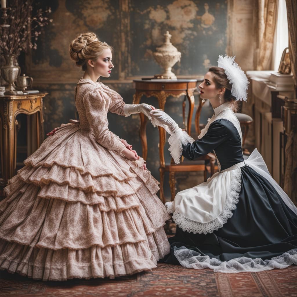 French maid dress collection