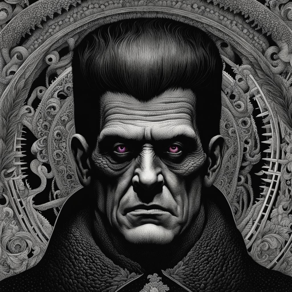 Frankenstein's Monster Illustration