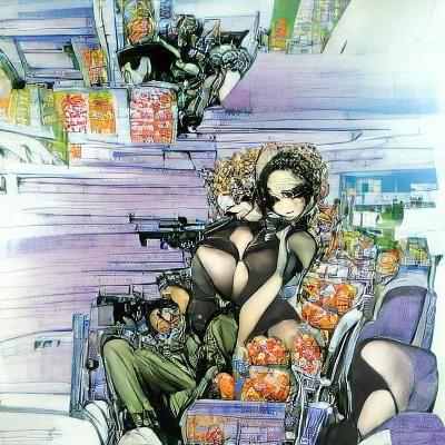 Futuristic Manga Character Art