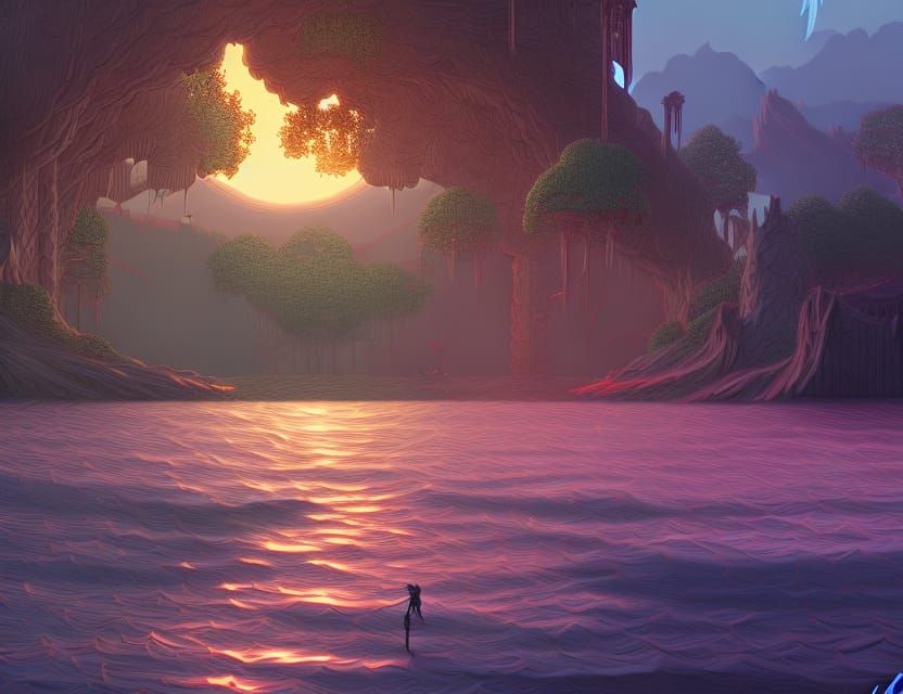 Wasted Sunsets: Dark Fantasy Concept Art in Unreal Engine