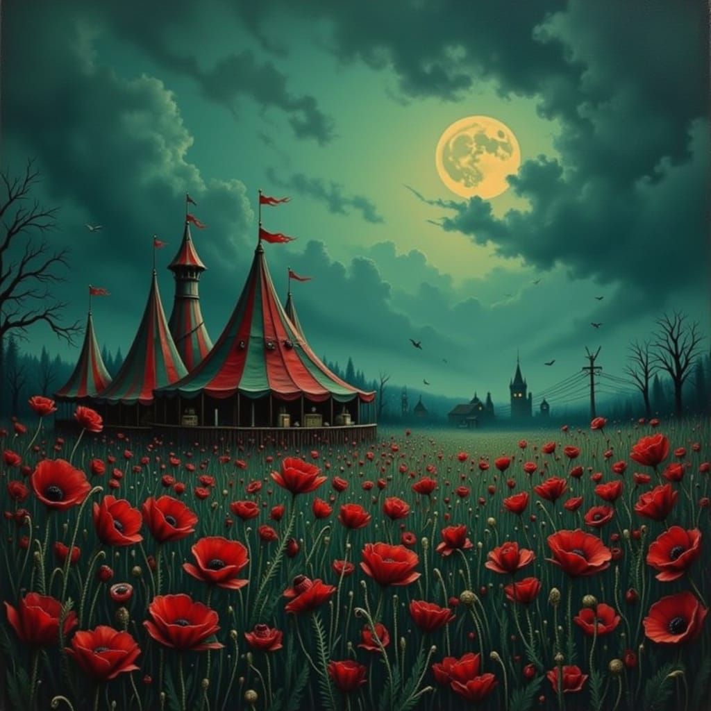 Tim Burton Style Wizard of Oz Dark Carnival