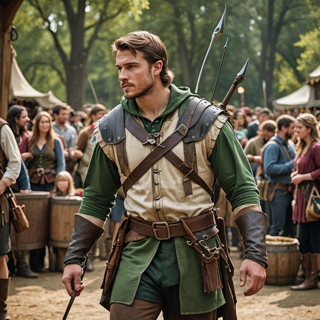 Robin Hood at Renaissance Fair: Professional Photography