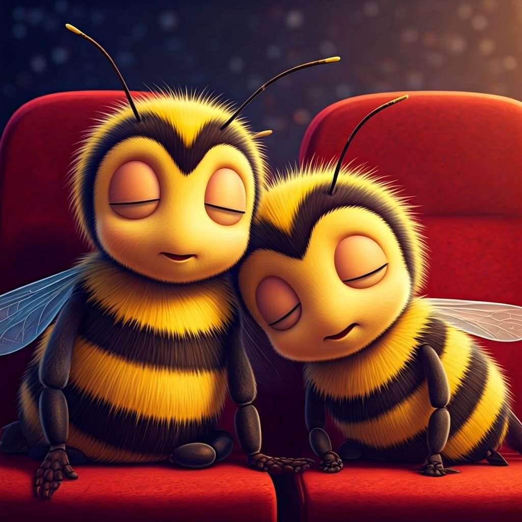 Pixar Bumblebee Falling Asleep at the Movies