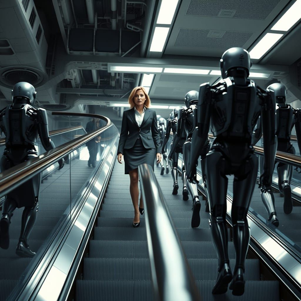 DOWN THE 'UP' ESCALATOR