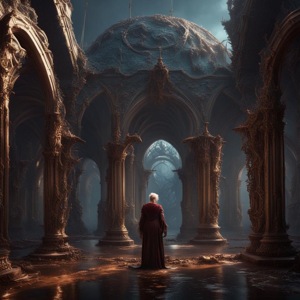 Morpheus Embrace: Detailed Fantasy Concept Art