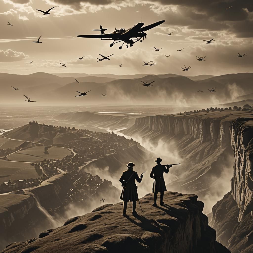 Pied Piper Leads People, Drones Watch in Film Noir Style