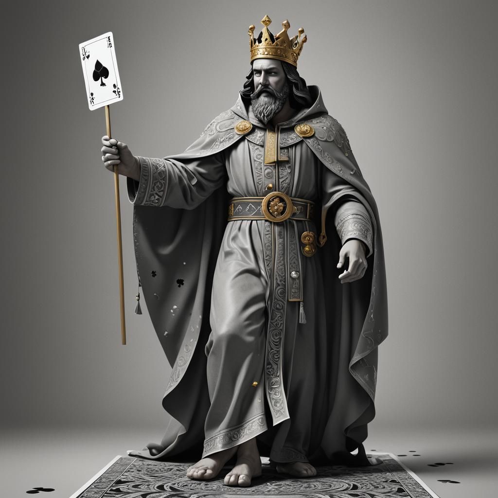 King of Spades Bursts to Life: Hyperrealistic 3D Render