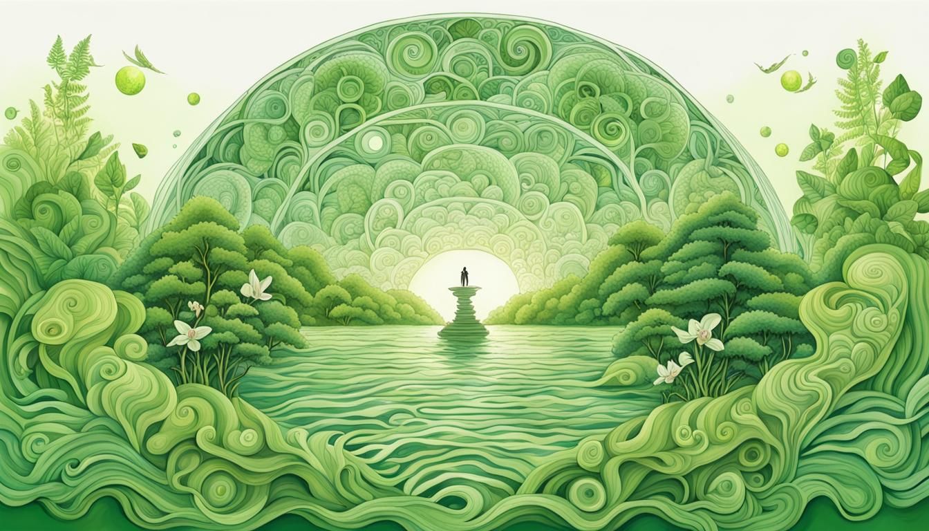 Abstract Quantum Zentangle: Overcome with Love