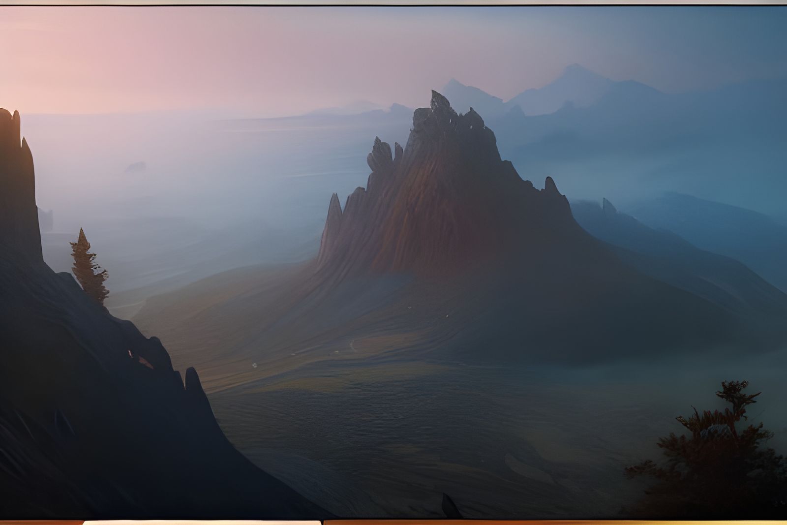 Mystical Landscape in Photorealistic Style