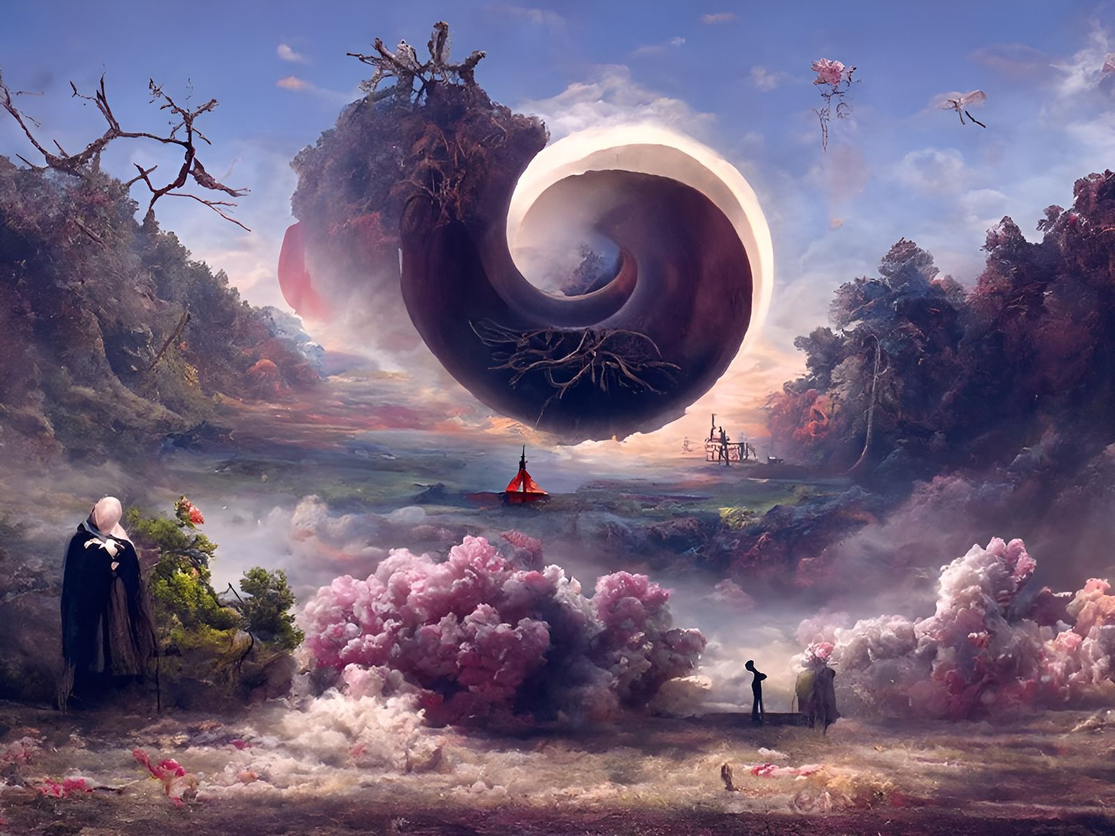 Psychedelic Spirals: A Surreal Digital Painting