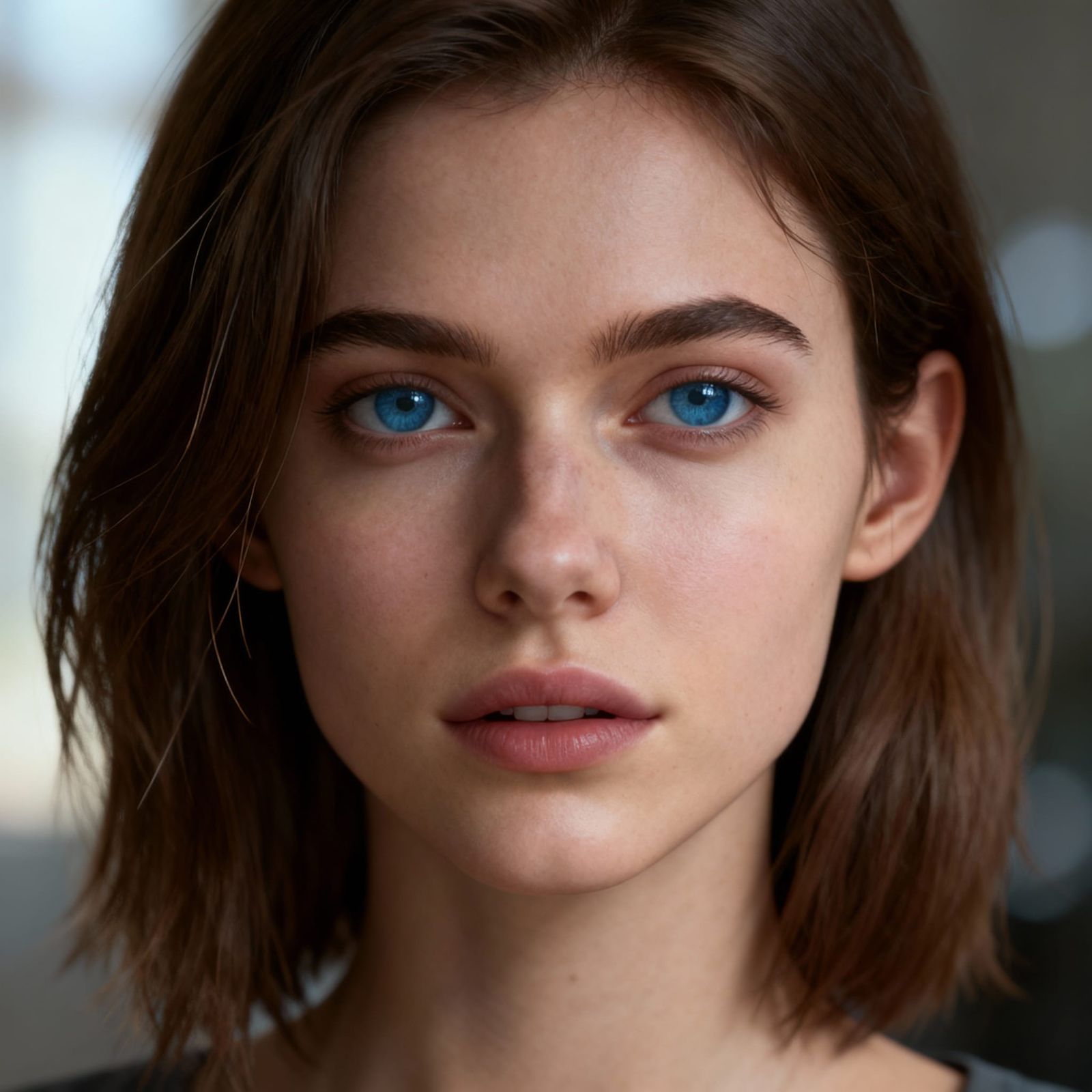 Photorealistic Digital Portrait of a Young Woman