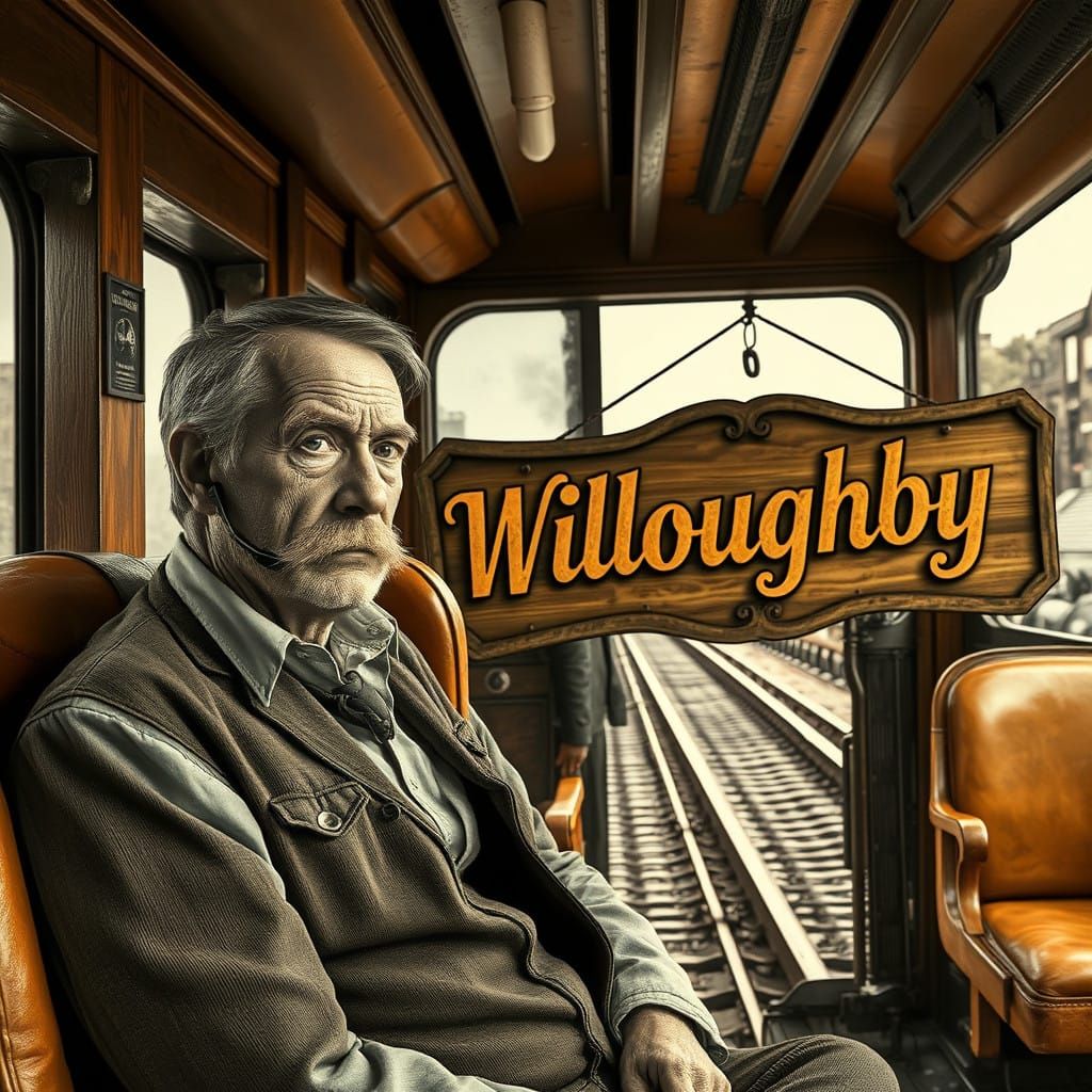 Timeless Train Station in Nostalgic Black and White