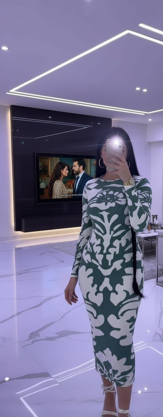 Person Watching Turkish Television