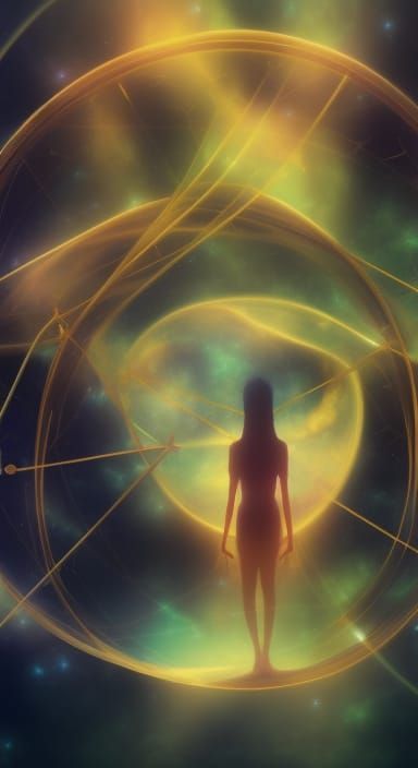 Intricate Epicycloid with Mycelium Network, Digital Art