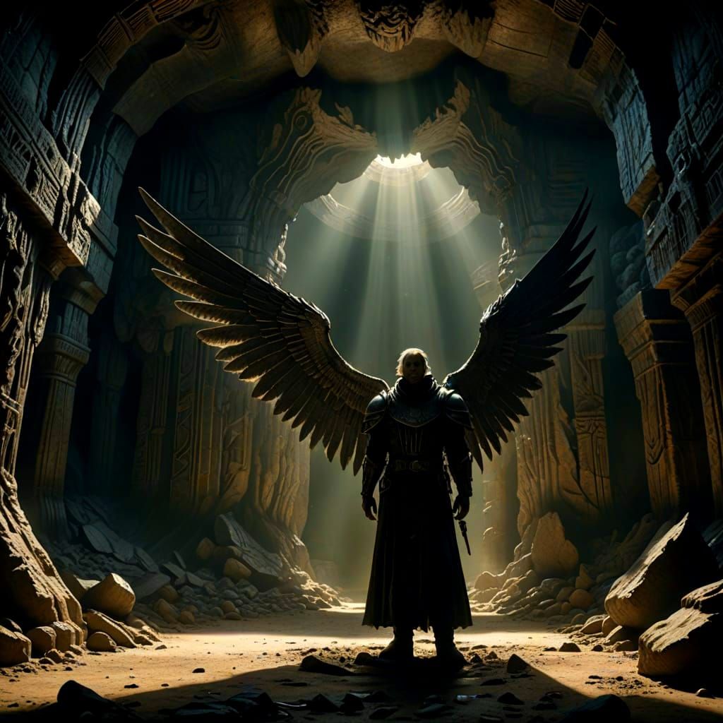 Eerie Angel Statue Found by Archaeologists