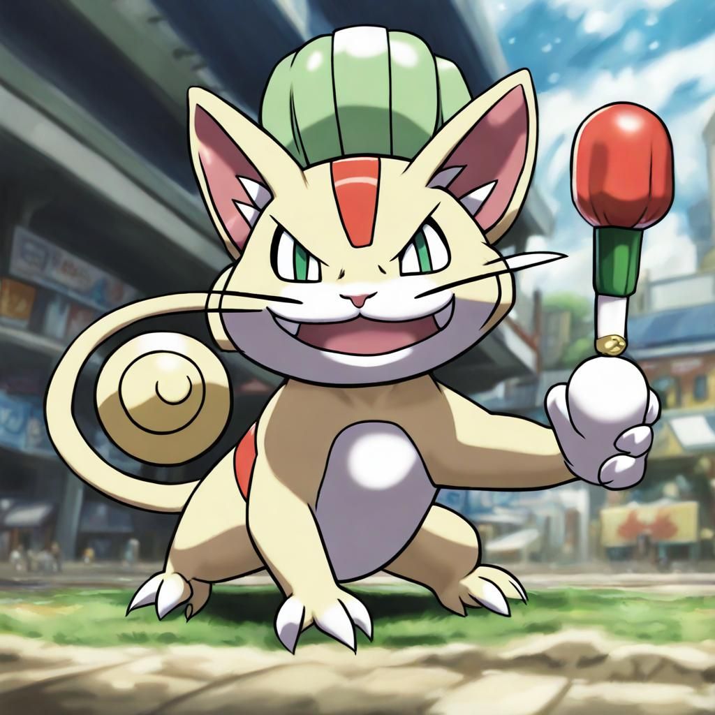Meowth++ in Payday Attack on Bulbasaur++