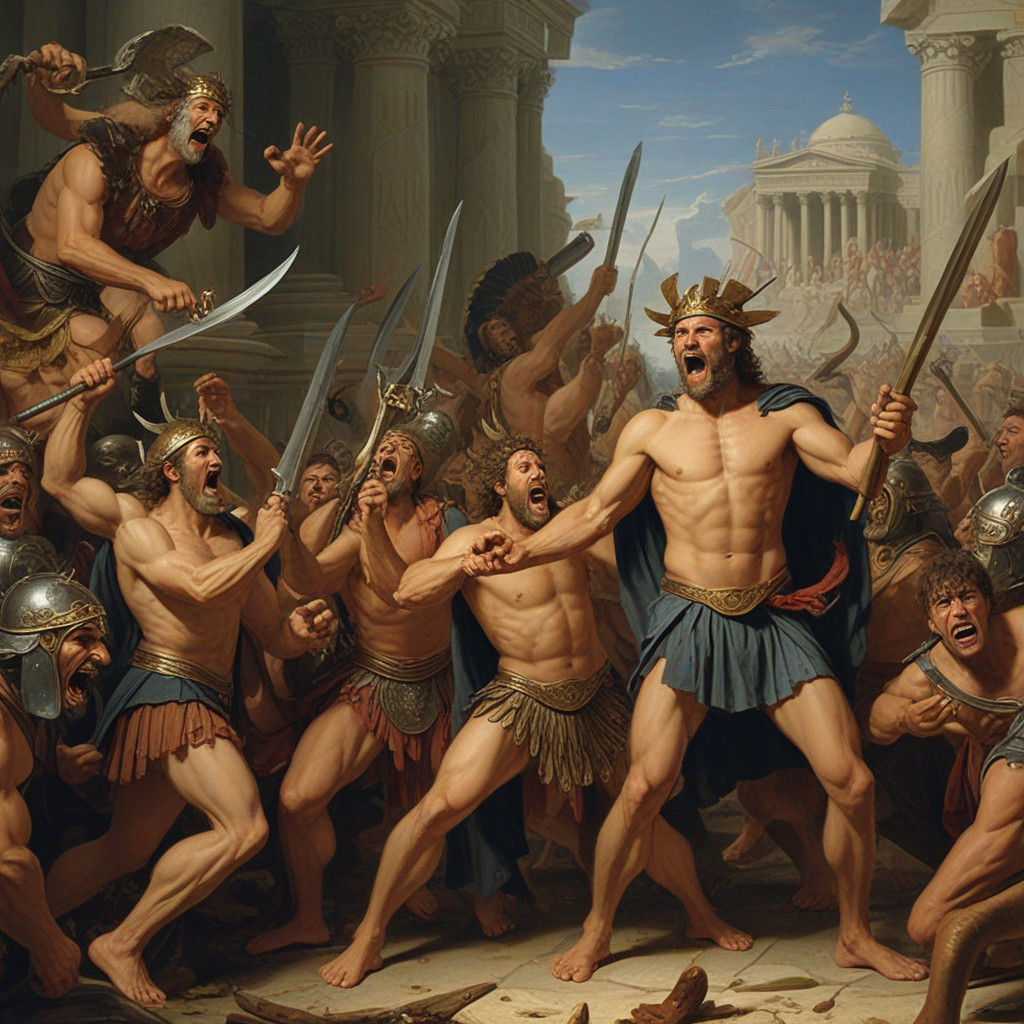 Epic Homer's Classical Battle of Wits and Wonder