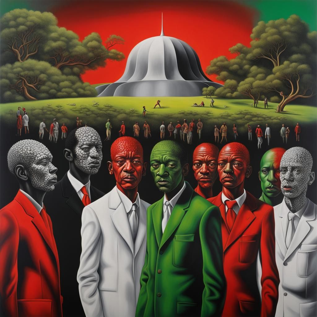 Kenyans Fight the World: Surrealist Fractal Art