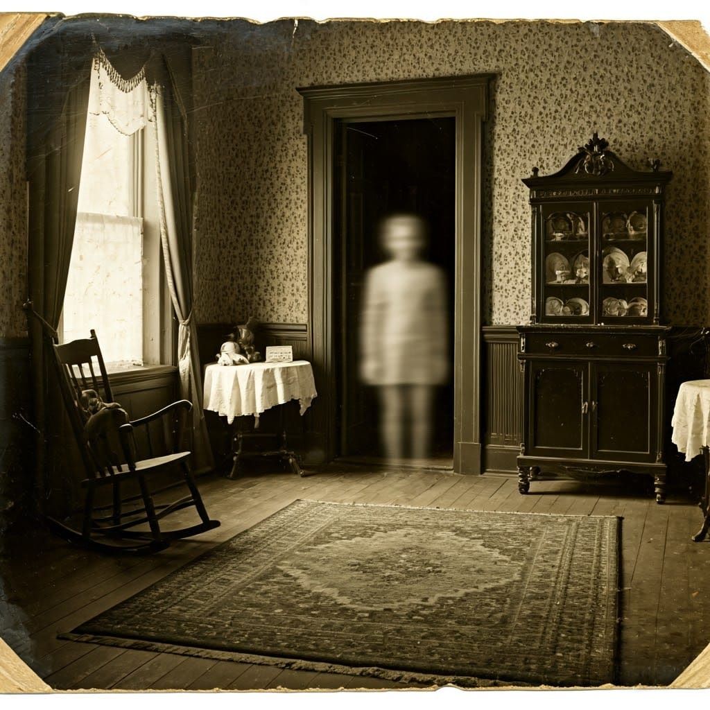 A Victorian Family's Haunting Parlour Photograph