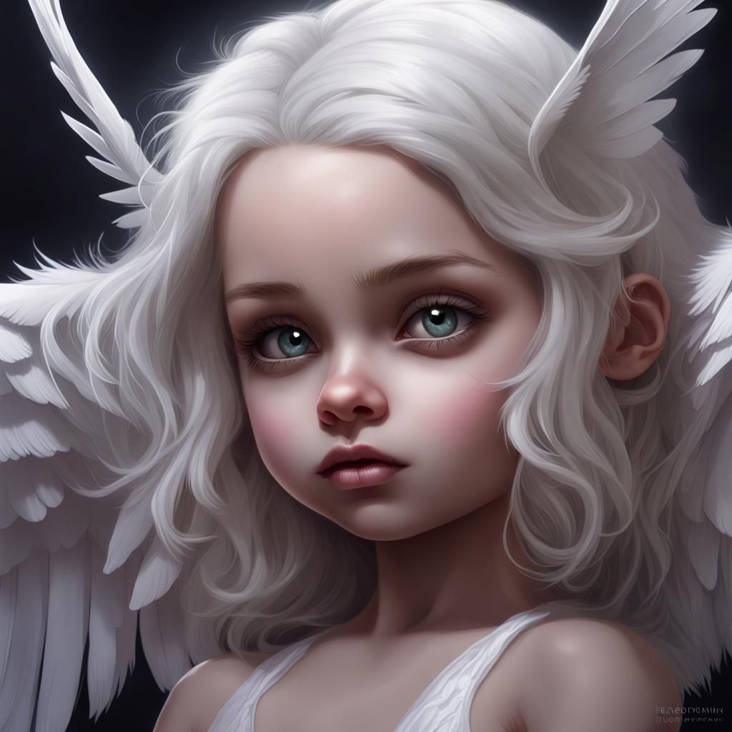 Adorable Angel of Death Concept Art