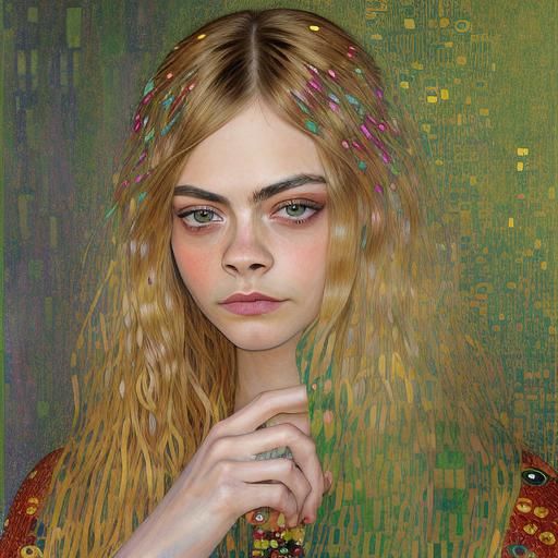 Dreamy Portrait in an Impressionistic Style