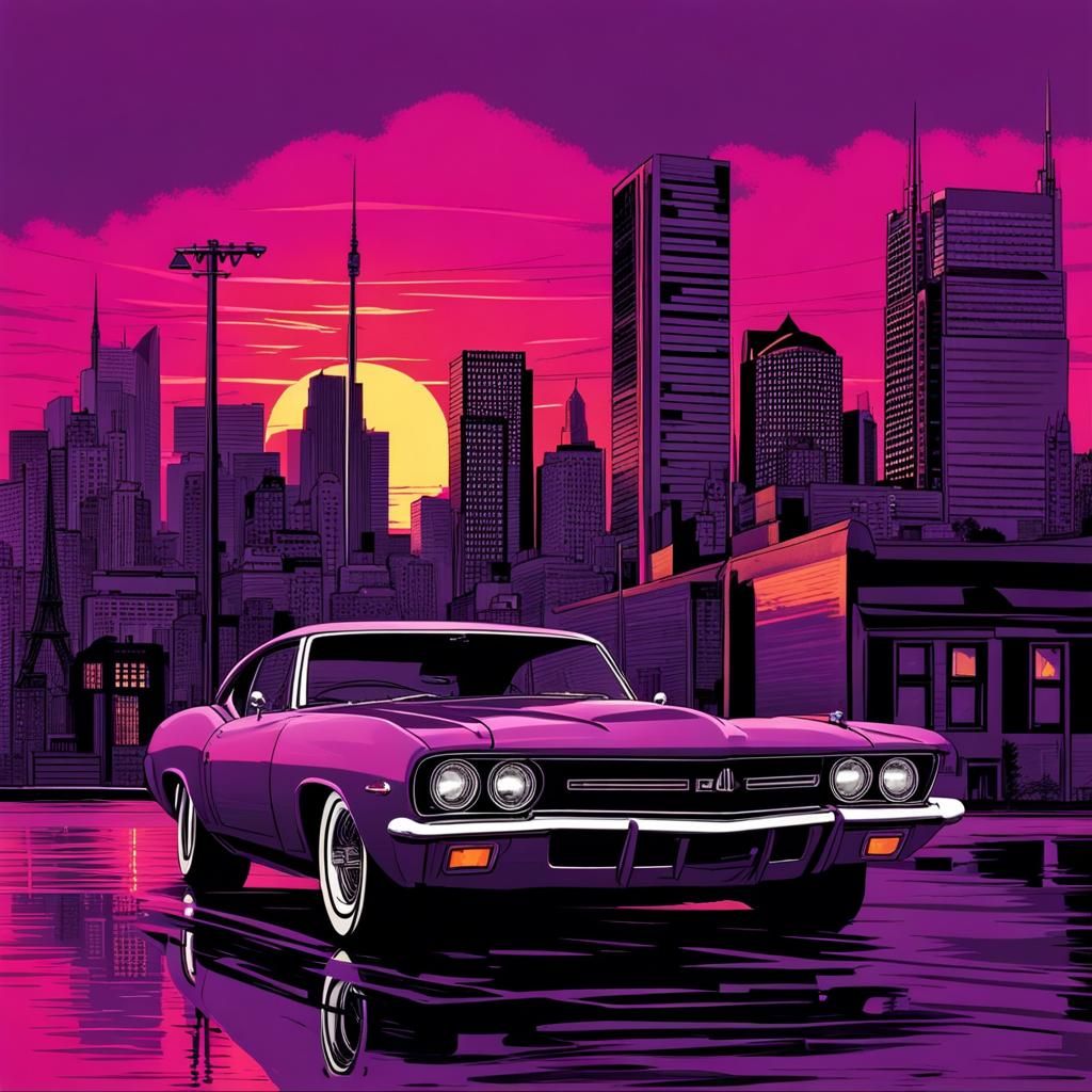 Urbancore Purple Sunset in Soggy Style