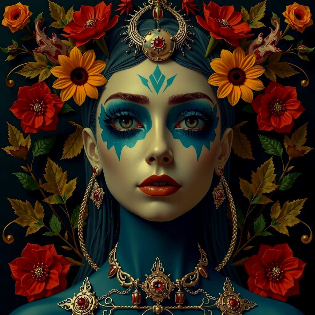 Vibrant Swirling Reds in a Dynamic Vortex