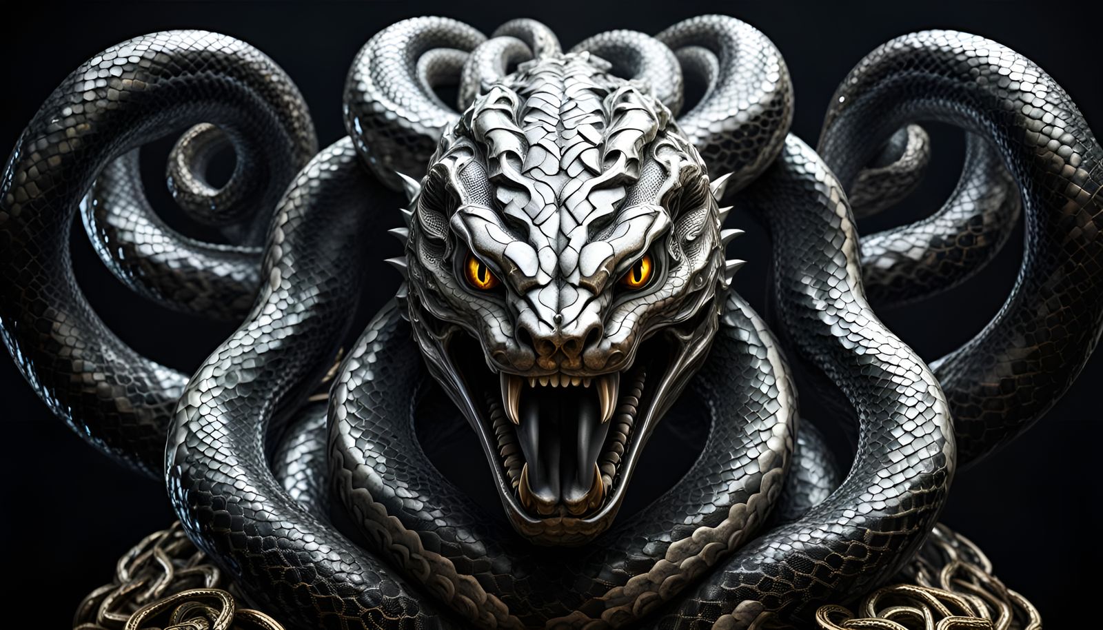 A Chrome Dragon Snake (Continued)