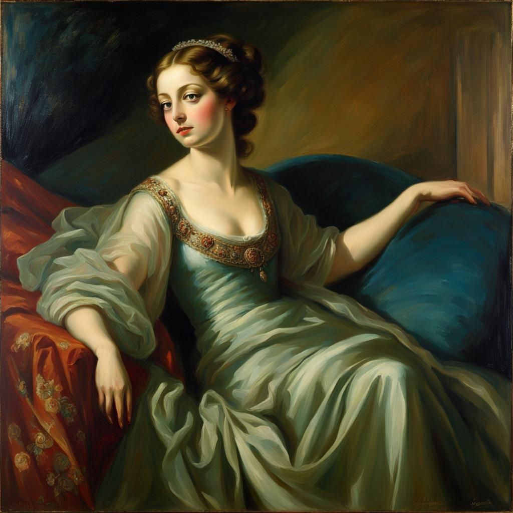 Painting of a woman