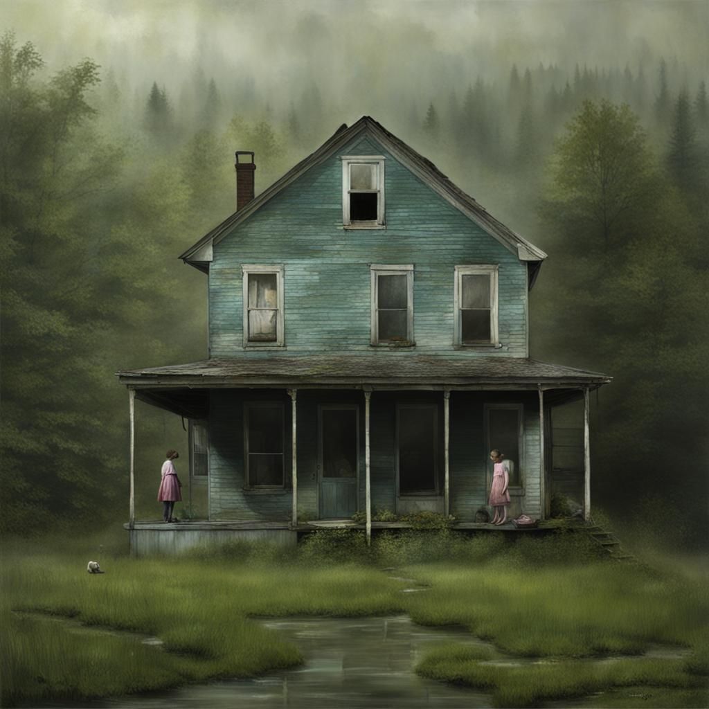 Surreal Cinematic Scene