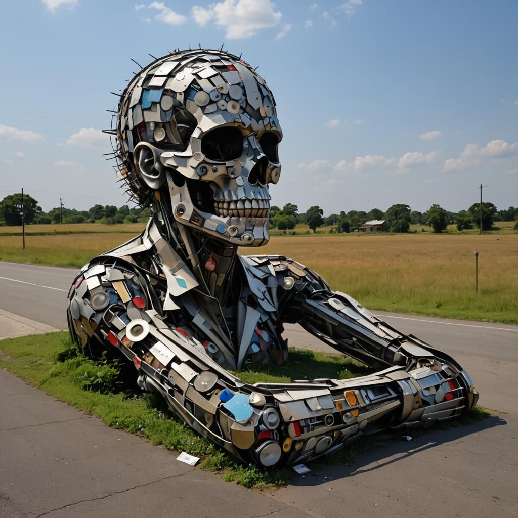 AI Generated Roadside Art