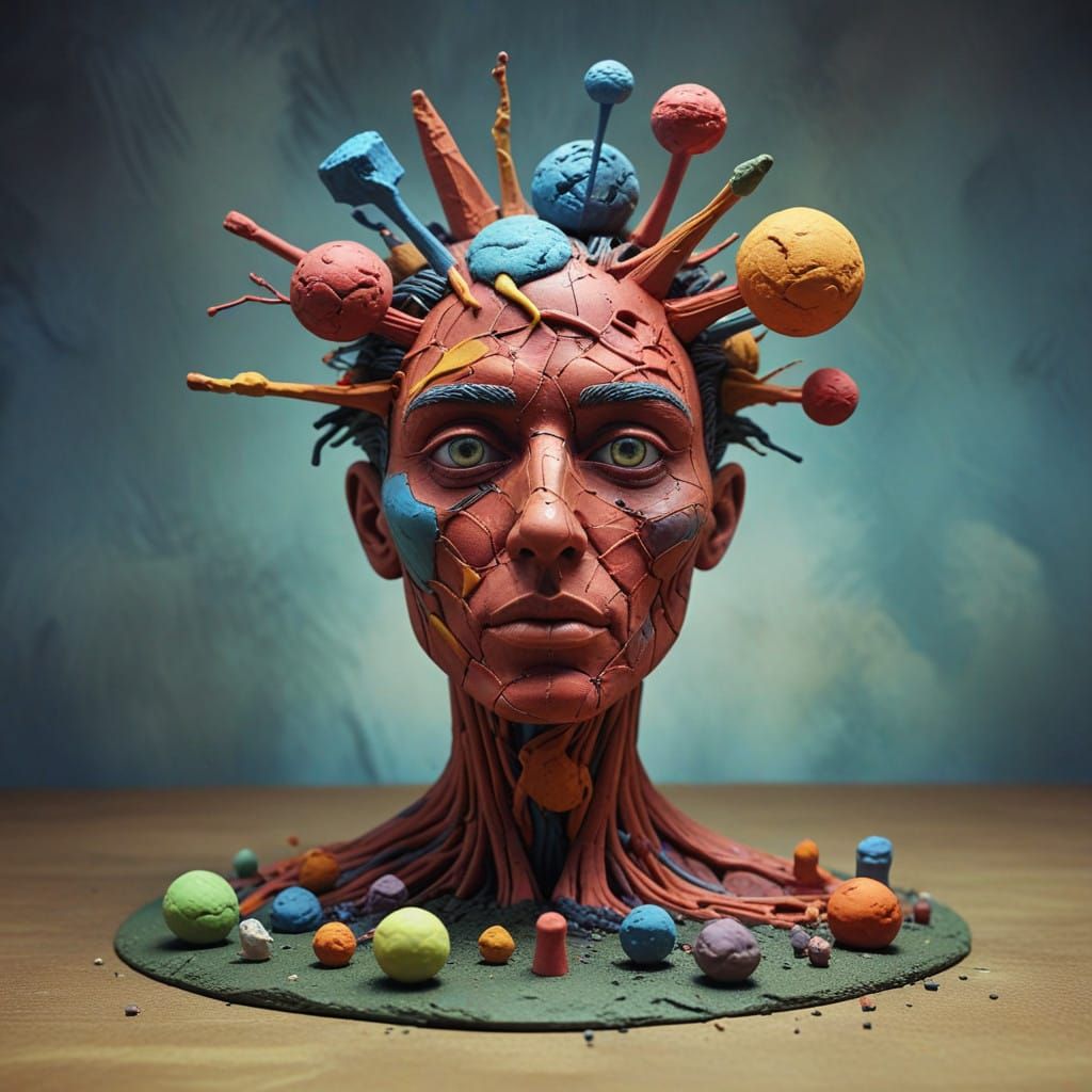 Psychology, surrealism, plasticine