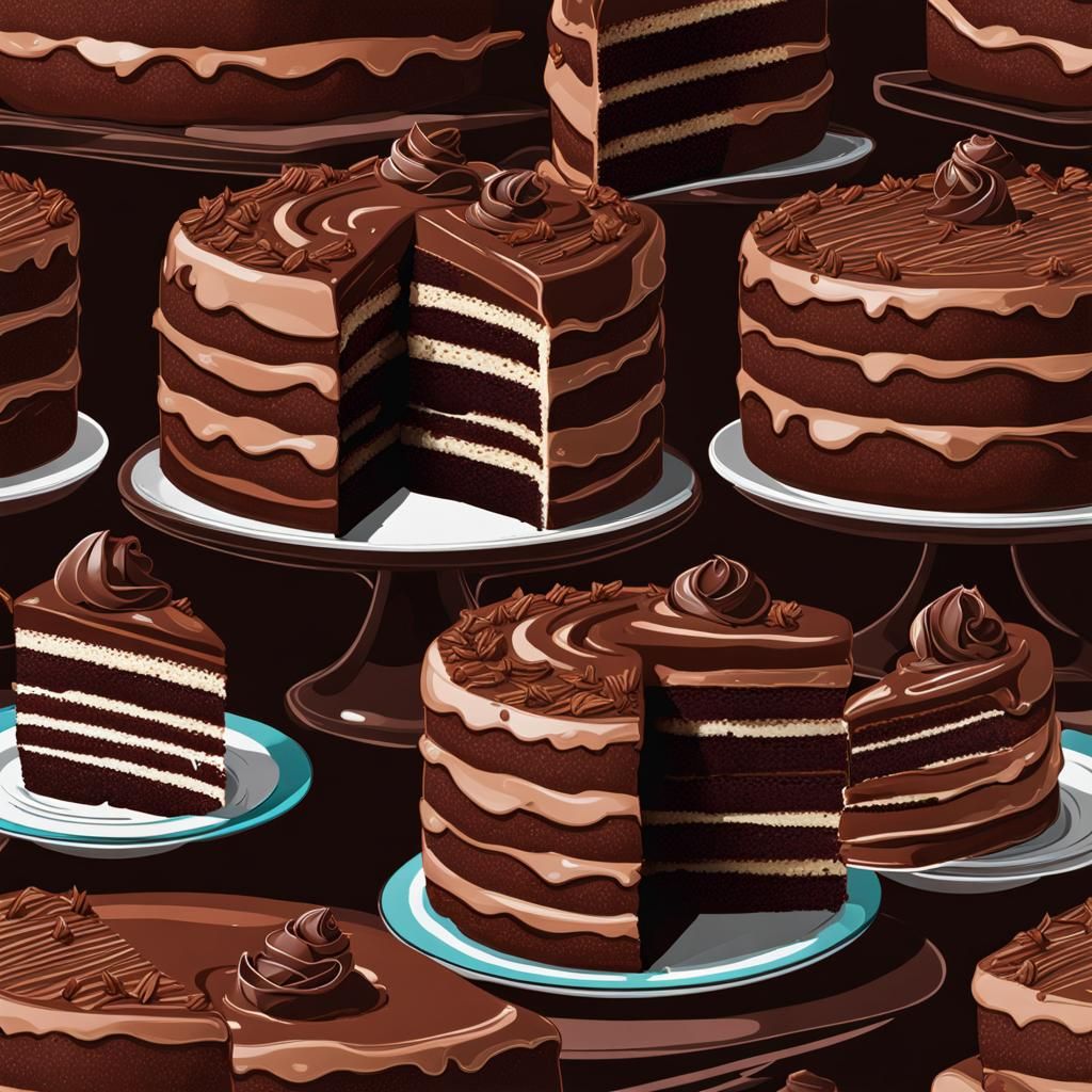 Delicious Chocolate Cake Temptation