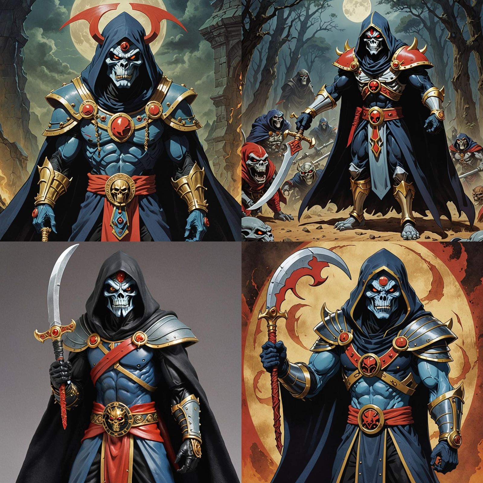 Mumm-Ra as the Grim Reaper Digital Art