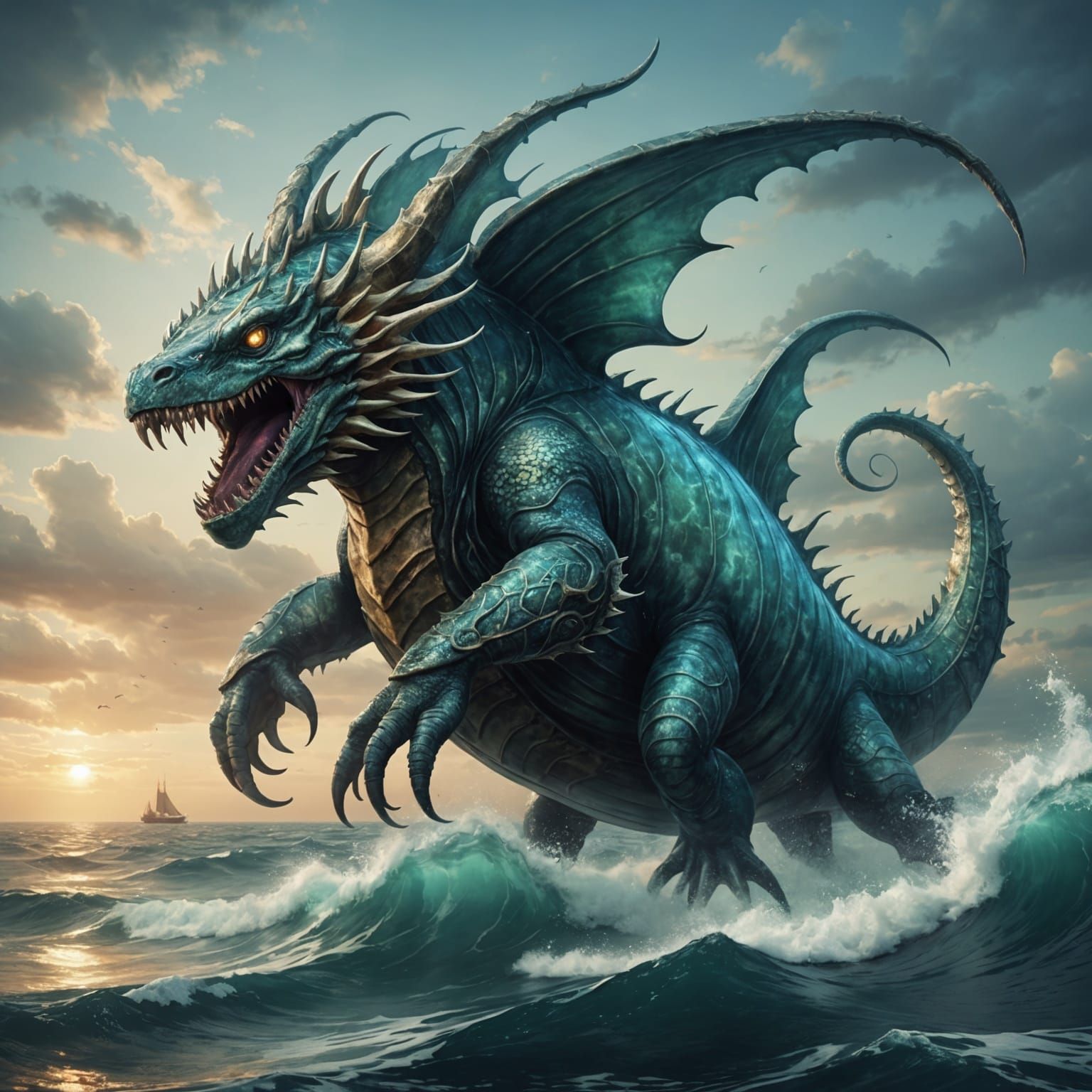Enchanting Mythical Sea Creature